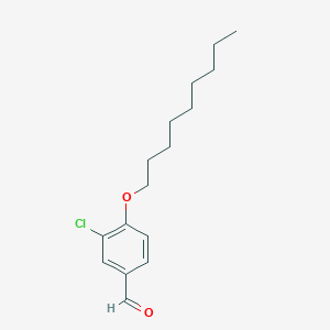 molecular formula C16H23ClO2 B2590052 3-Chloro-4-(nonyloxy)benzaldehyde CAS No. 101254-64-2