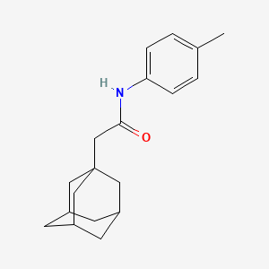 molecular formula C19H25NO B2590088 2-(1-金刚烷基)-N-(4-甲基苯基)乙酰胺 CAS No. 313500-82-2
