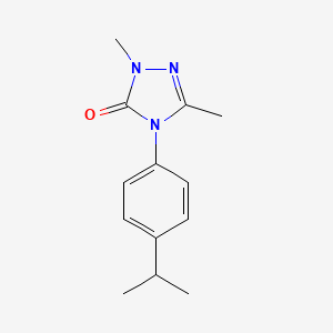 molecular formula C13H17N3O B2590110 4-(4-异丙基苯基)-2,5-二甲基-2,4-二氢-3H-1,2,4-三唑-3-酮 CAS No. 860785-26-8