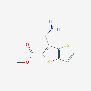 Methyl 6-(aminomethyl)thieno[3,2-b]thiophene-5-carboxylate