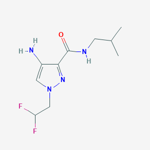 4-Amino-1-(2,2-difluoroethyl)-N-isobutyl-1H-pyrazole-3-carboxamide