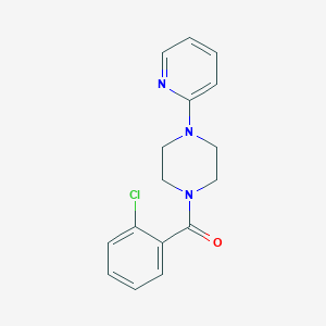 molecular formula C16H16ClN3O B259013 1-(2-Chlorobenzoyl)-4-(2-pyridinyl)piperazine 