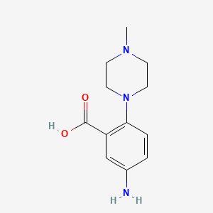 5-Amino-2-(4-methylpiperazin-1-yl)benzoic acid