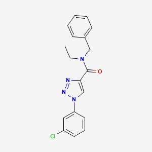 4-(3-chloro-4-methylphenyl)-6-methyl-4H-1,4-benzothiazine-2-carbonitrile 1,1-dioxide