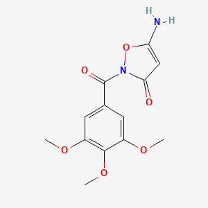 5-amino-2-[(3,4,5-trimethoxyphenyl)carbonyl]-1,2-oxazol-3(2H)-one