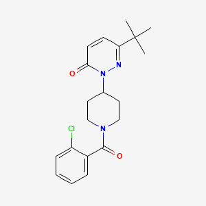 6-Tert-butyl-2-[1-(2-chlorobenzoyl)piperidin-4-yl]pyridazin-3-one
