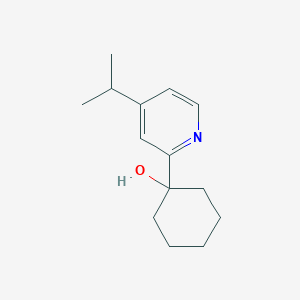 molecular formula C14H21NO B2590164 1-(4-Isopropylpyridin-2-yl)cyclohexanol CAS No. 865075-08-7