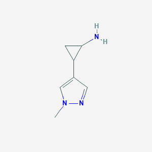 2-(1-Methylpyrazol-4-yl)cyclopropylamine