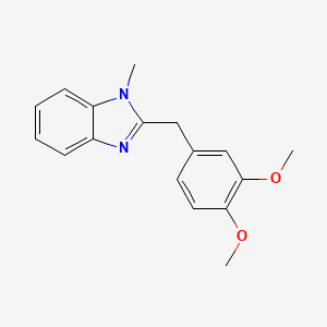 molecular formula C17H18N2O2 B2590211 2-(3,4-dimethoxybenzyl)-1-methyl-1H-benzimidazole CAS No. 838901-83-0