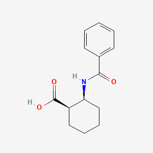 molecular formula C14H17NO3 B2590224 (-)-cis-2-Benzamidocyclohexanecarboxylic Acid CAS No. 26685-82-5; 26693-55-0; 29737-68-6