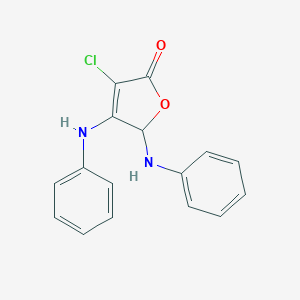 molecular formula C16H13ClN2O2 B259023 4,5-dianilino-3-chloro-2(5H)-furanone 
