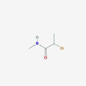 molecular formula C4H8BrNO B2590233 2-Bromo-N-methylpropanamide CAS No. 74538-22-0