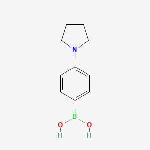 molecular formula C10H14BNO2 B2590235 (4-pyrrolidin-1-ylphenyl)boronic Acid CAS No. 229009-41-0