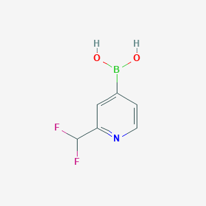 molecular formula C6H6BF2NO2 B2590260 (2-(Difluoromethyl)pyridin-4-yl)boronic acid CAS No. 1571135-77-7