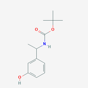 tert-butyl N-[1-(3-hydroxyphenyl)ethyl]carbamate