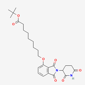 molecular formula C26H34N2O7 B2590294 沙利度胺-O-C8-Boc CAS No. 2225148-52-5