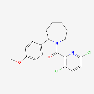 1-(3,6-Dichloropyridine-2-carbonyl)-2-(4-methoxyphenyl)azepane