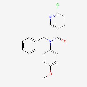 N-benzyl-6-chloro-N-(4-methoxyphenyl)nicotinamide