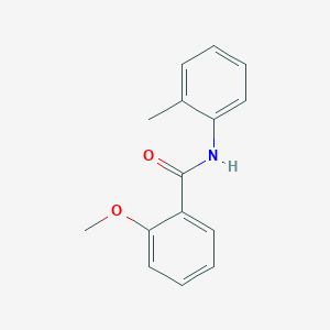 molecular formula C15H15NO2 B259055 2-methoxy-N-(2-methylphenyl)benzamide 