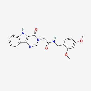 N-(2,4-dimethoxybenzyl)-2-(4-oxo-4,5-dihydro-3H-pyrimido[5,4-b]indol-3-yl)acetamide