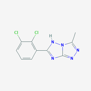 molecular formula C10H7Cl2N5 B259065 6-(2,3-dichlorophenyl)-3-methyl-5H-[1,2,4]triazolo[4,3-b][1,2,4]triazole 