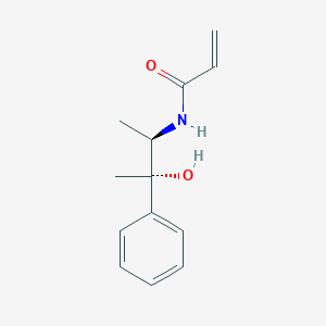 molecular formula C13H17NO2 B2590661 N-[(2R,3S)-3-Hydroxy-3-phenylbutan-2-yl]prop-2-enamide CAS No. 2361646-21-9