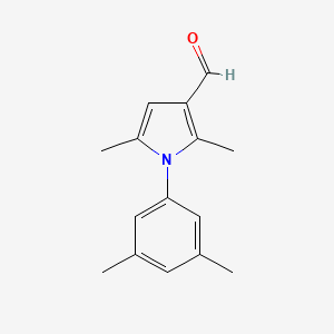 molecular formula C15H17NO B2590696 1-(3,5-二甲苯基)-2,5-二甲基-1H-吡咯-3-甲醛 CAS No. 347331-62-8