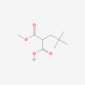 molecular formula C9H16O4 B2590742 2-Methoxycarbonyl-4,4-dimethylpentanoic acid CAS No. 2248329-41-9
