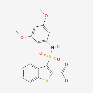 B2590792 Methyl 3-[(3,5-dimethoxyphenyl)sulfamoyl]-1-benzothiophene-2-carboxylate CAS No. 899978-05-3
