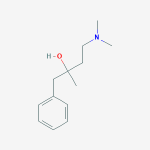 molecular formula C13H21NO B259081 4-(Dimethylamino)-2-methyl-1-phenylbutan-2-ol 