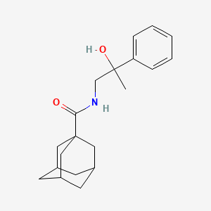 molecular formula C20H27NO2 B2590826 (3r,5r,7r)-N-(2-羟基-2-苯基丙基)金刚烷-1-甲酰胺 CAS No. 1351585-08-4