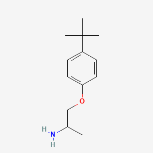 molecular formula C13H21NO B2590837 1-(2-Aminopropoxy)-4-tert-butylbenzene CAS No. 42909-91-1