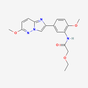 molecular formula C18H20N4O4 B2590964 2-ethoxy-N-(2-methoxy-5-(6-methoxyimidazo[1,2-b]pyridazin-2-yl)phenyl)acetamide CAS No. 952969-30-1