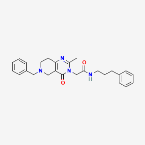 molecular formula C26H30N4O2 B2590997 4'-[(苄氨基)磺酰基]-N-(3-甲氧基苄基)联苯-3-甲酰胺 CAS No. 1242872-51-0
