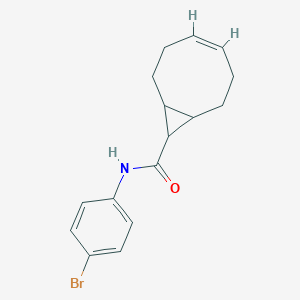 molecular formula C16H18BrNO B259102 (4Z)-N-(4-bromophenyl)bicyclo[6.1.0]non-4-ene-9-carboxamide 