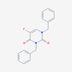 molecular formula C18H15FN2O2 B025911 1,3-Dibenzyl-5-fluorouracil CAS No. 75500-02-6