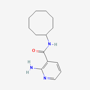 molecular formula C14H21N3O B2591141 2-氨基-N-环辛基吡啶-3-甲酰胺 CAS No. 1275123-71-1