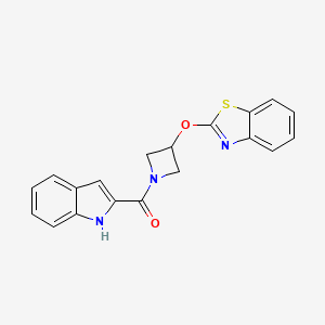 (3-(benzo[d]thiazol-2-yloxy)azetidin-1-yl)(1H-indol-2-yl)methanone