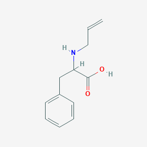 molecular formula C12H15NO2 B2591230 3-Phenyl-2-[(prop-2-en-1-yl)amino]propanoic acid CAS No. 14463-99-1