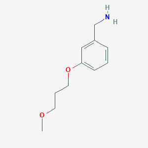 [3-(3-Methoxypropoxy)phenyl]methanamine