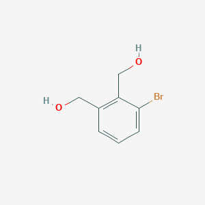 molecular formula C8H9BrO2 B2591267 (3-Brom-1,2-phenylen)dimethanol CAS No. 859782-34-6