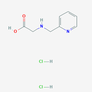 molecular formula C8H12Cl2N2O2 B2591290 2-[(Pyridin-2-ylmethyl)amino]acetic acid dihydrochloride CAS No. 820220-92-6