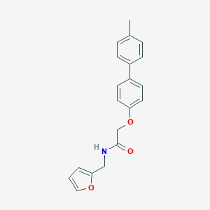 molecular formula C20H19NO3 B259132 N-(furan-2-ylmethyl)-2-[(4'-methylbiphenyl-4-yl)oxy]acetamide 