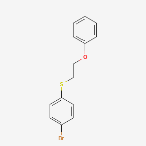 1-Bromo-4-[(2-phenoxyethyl)sulfanyl]benzene