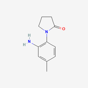 1-(2-Amino-4-methylphenyl)pyrrolidin-2-one