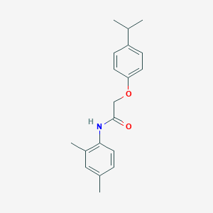 molecular formula C19H23NO2 B259144 N-(2,4-dimethylphenyl)-2-(4-isopropylphenoxy)acetamide 