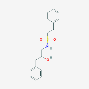 molecular formula C17H21NO3S B2591441 N-(2-hydroxy-3-phenylpropyl)-2-phenylethanesulfonamide CAS No. 1351619-82-3