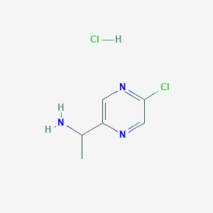 1-(5-Chloropyrazin-2-yl)ethanamine;hydrochloride