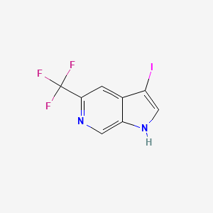 3-iodo-5-(trifluoromethyl)-1H-pyrrolo[2,3-c]pyridine