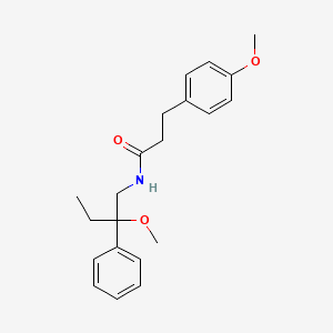 N-(2-methoxy-2-phenylbutyl)-3-(4-methoxyphenyl)propanamide